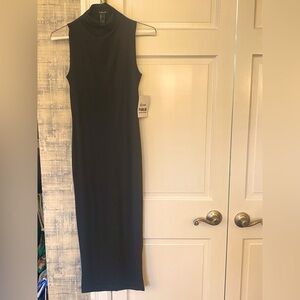 Knit Mock Turtleneck Sleeveless Dress NEVER WORN